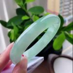 冰种晴水正圈手镯
